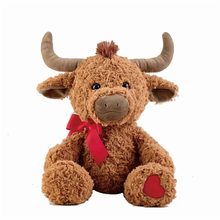 Highland Cow Valentine Stuffed Animal factory