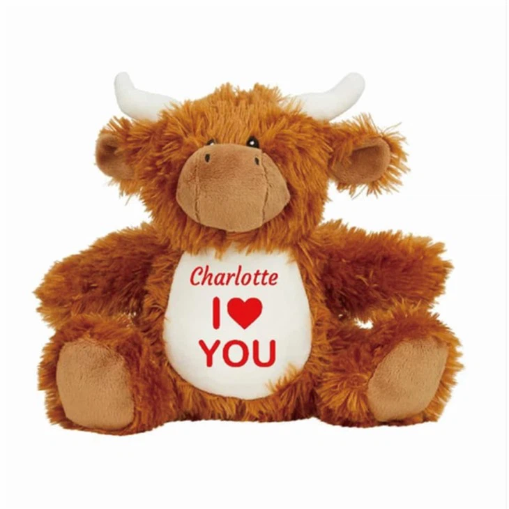 Highland Cow Valentine Stuffed Animal best